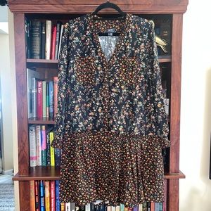 Anthropologie Oversized Maeve Floral Dress